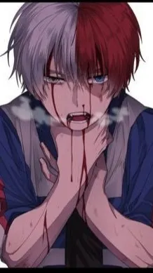 ai character: depressed shoto background