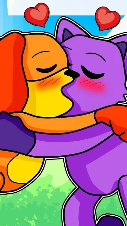 ai character: smileing crittters background