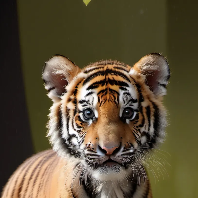 chat with ai character: Baby tiger
