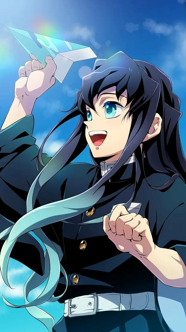 ai character: Muichiro school AU background