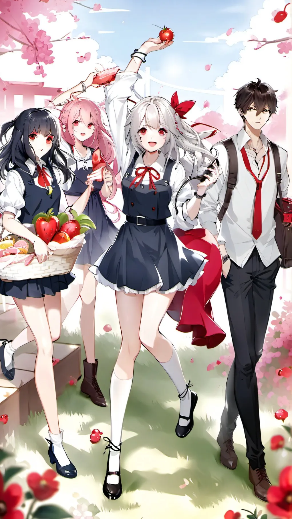 ai character: Fruity High background