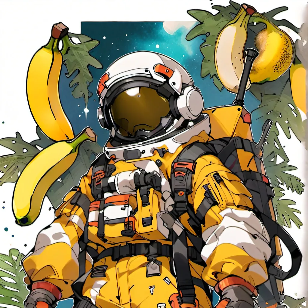 chat with ai character: Banana among us character 