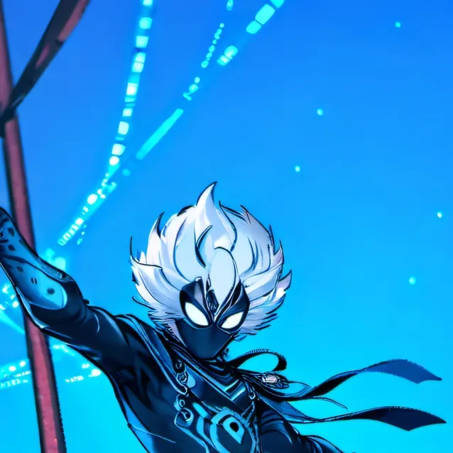 chat with ai character: blue gangle