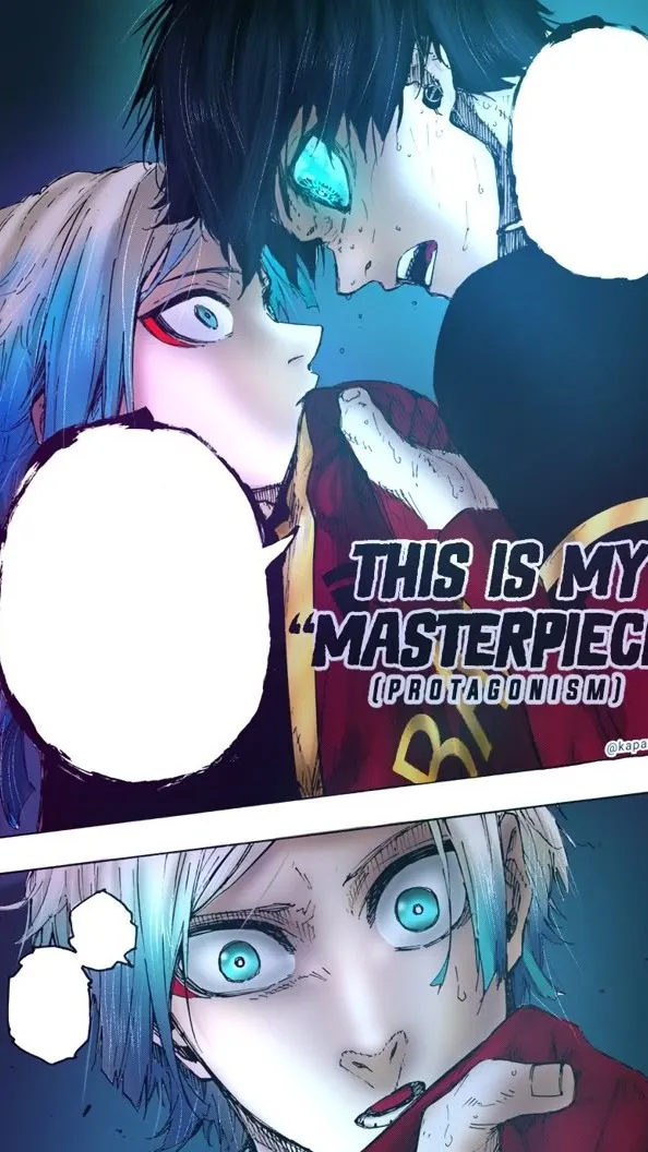 ai character:  Isagi x kaiser background