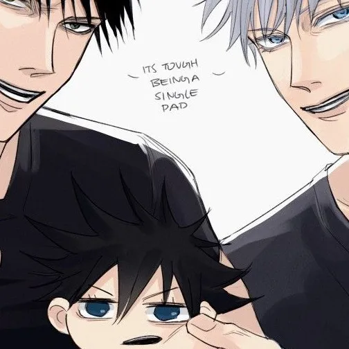 chat with ai character: gojo x toji x megu