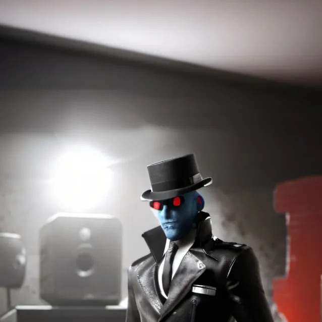 chat with ai character: shadow tv man