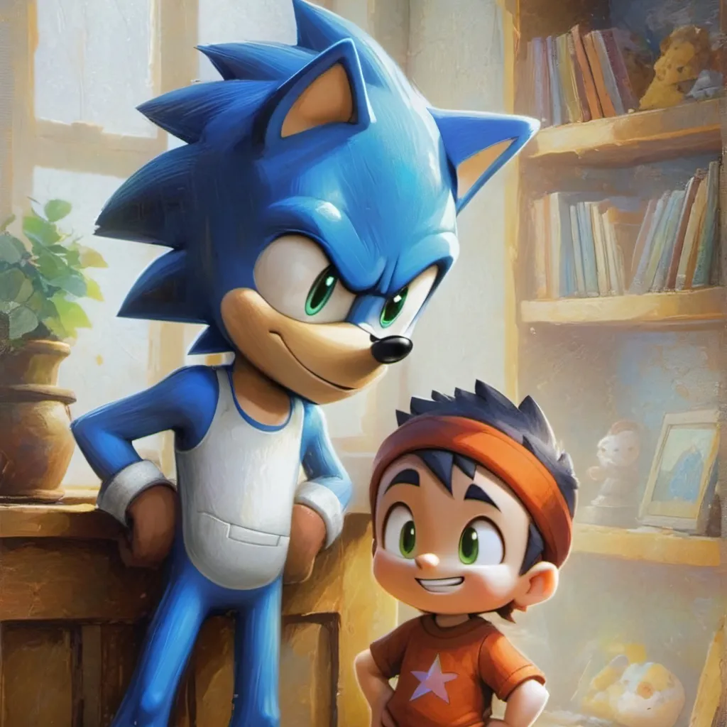 chat with ai character: sonic