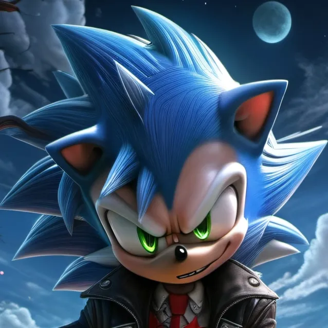 chat with ai character: Halloween Sonic