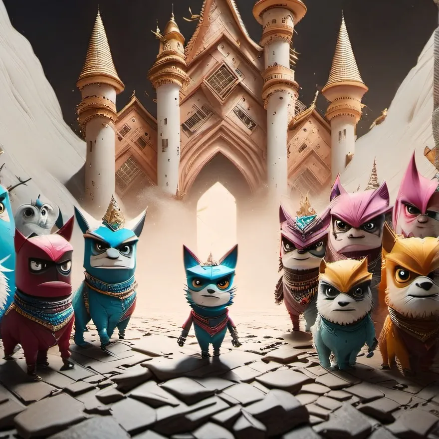 chat with ai character: unikitty land rpg
