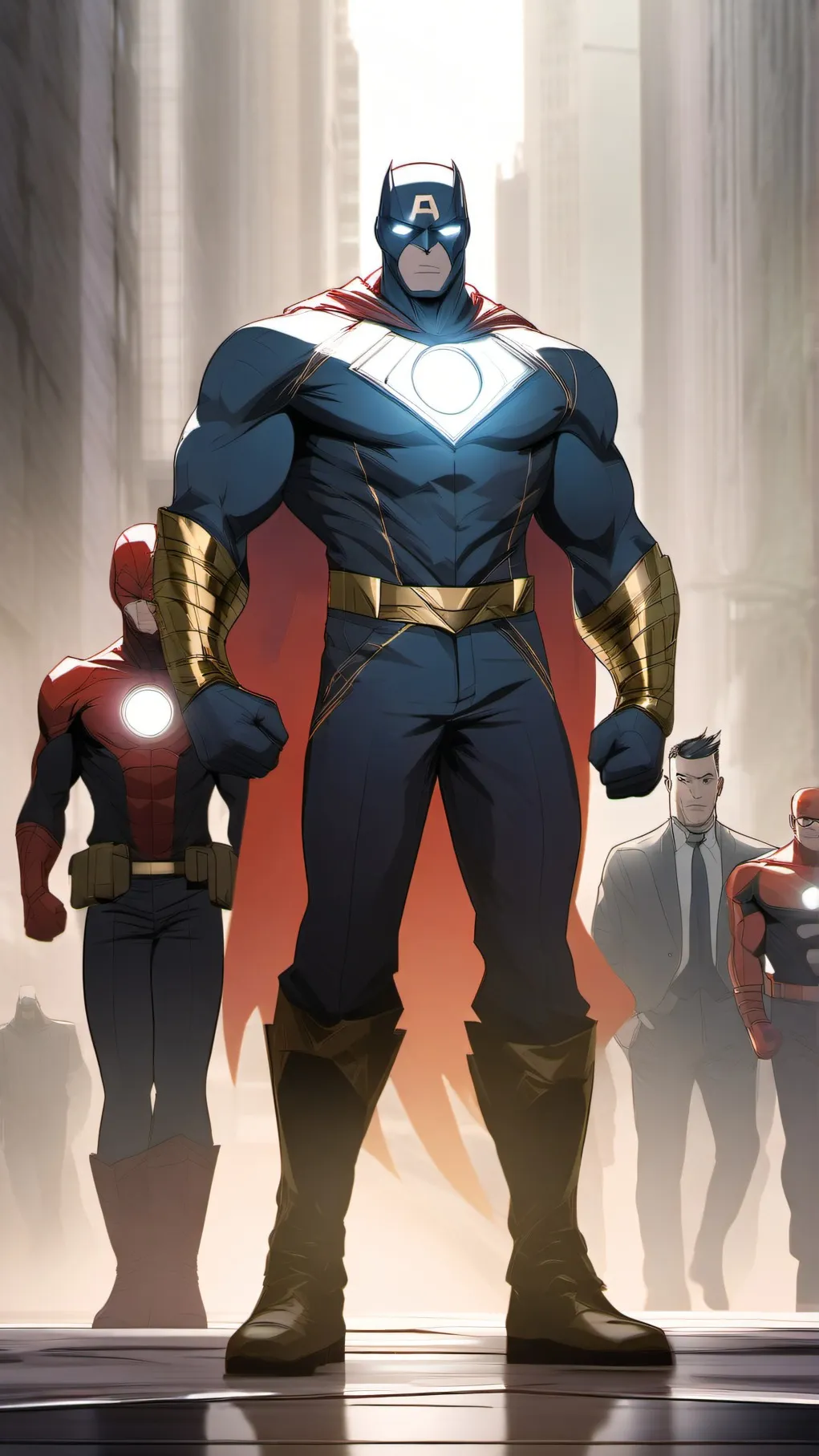 ai character: Avengers background