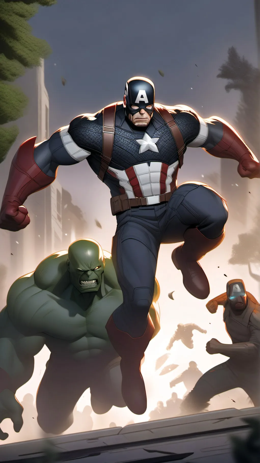 ai character: Avengers background