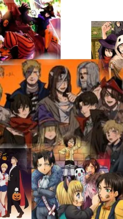 ai character: AOT HALLOWEEN!👻🎃 background
