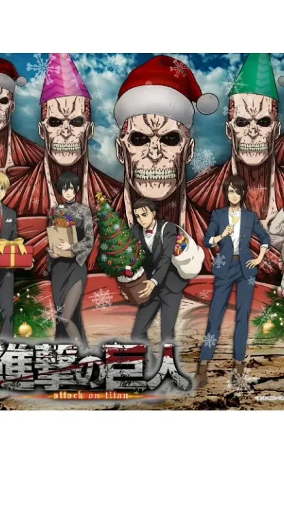 ai character: AOT Christmas☃🎄 background