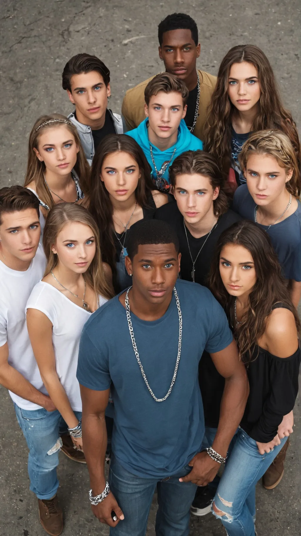 ai character: Trap house  background