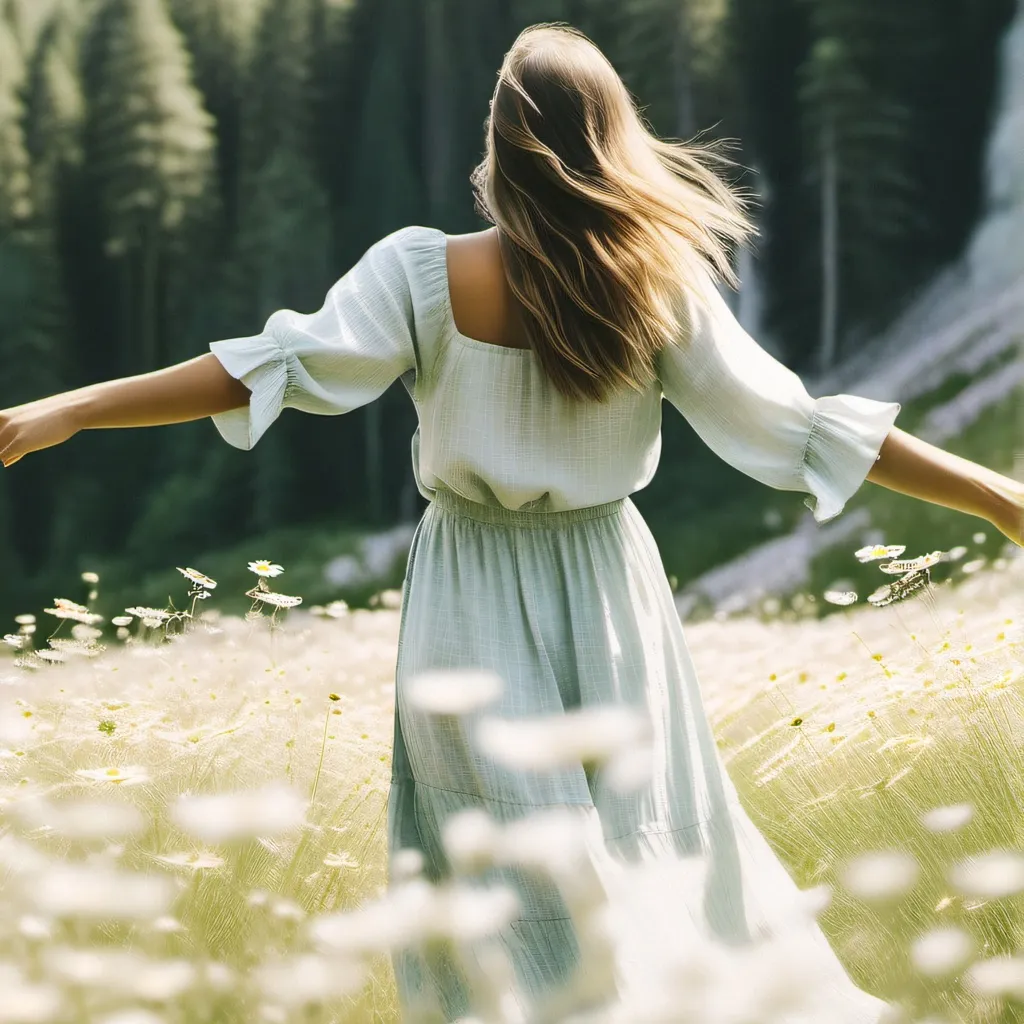 chat with ai character: Calm female grass