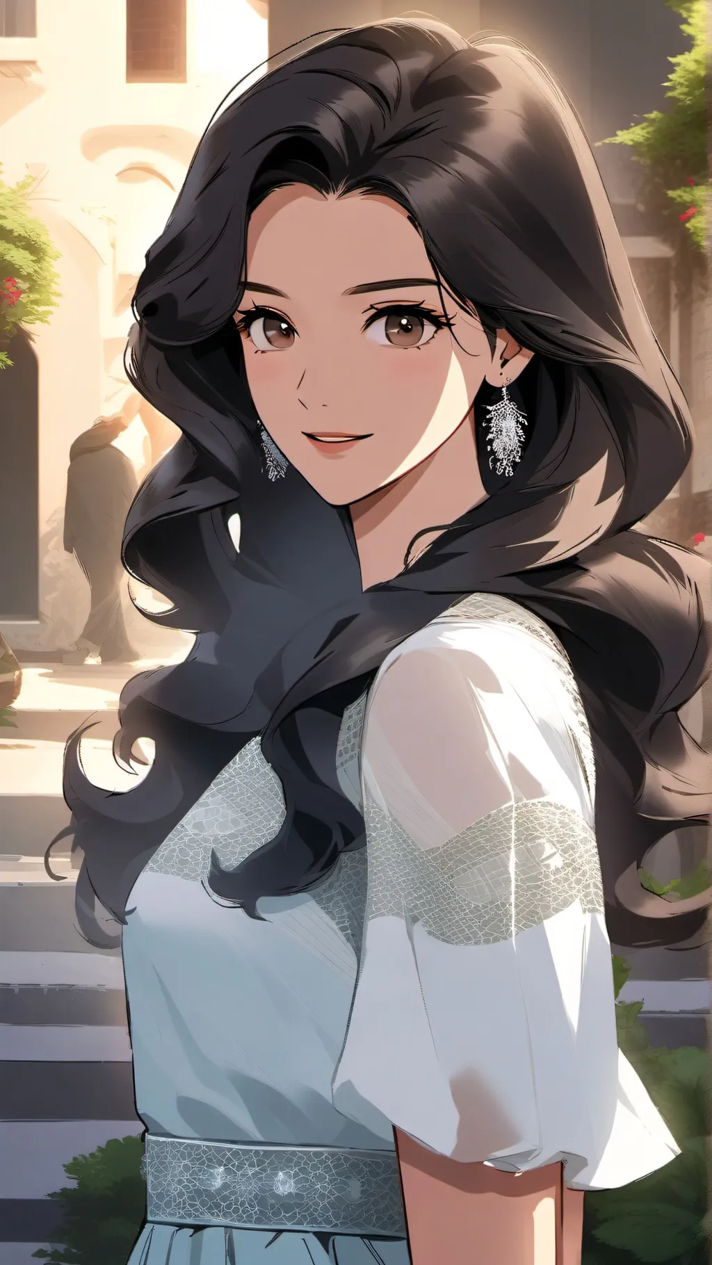 ai character: Rose  background