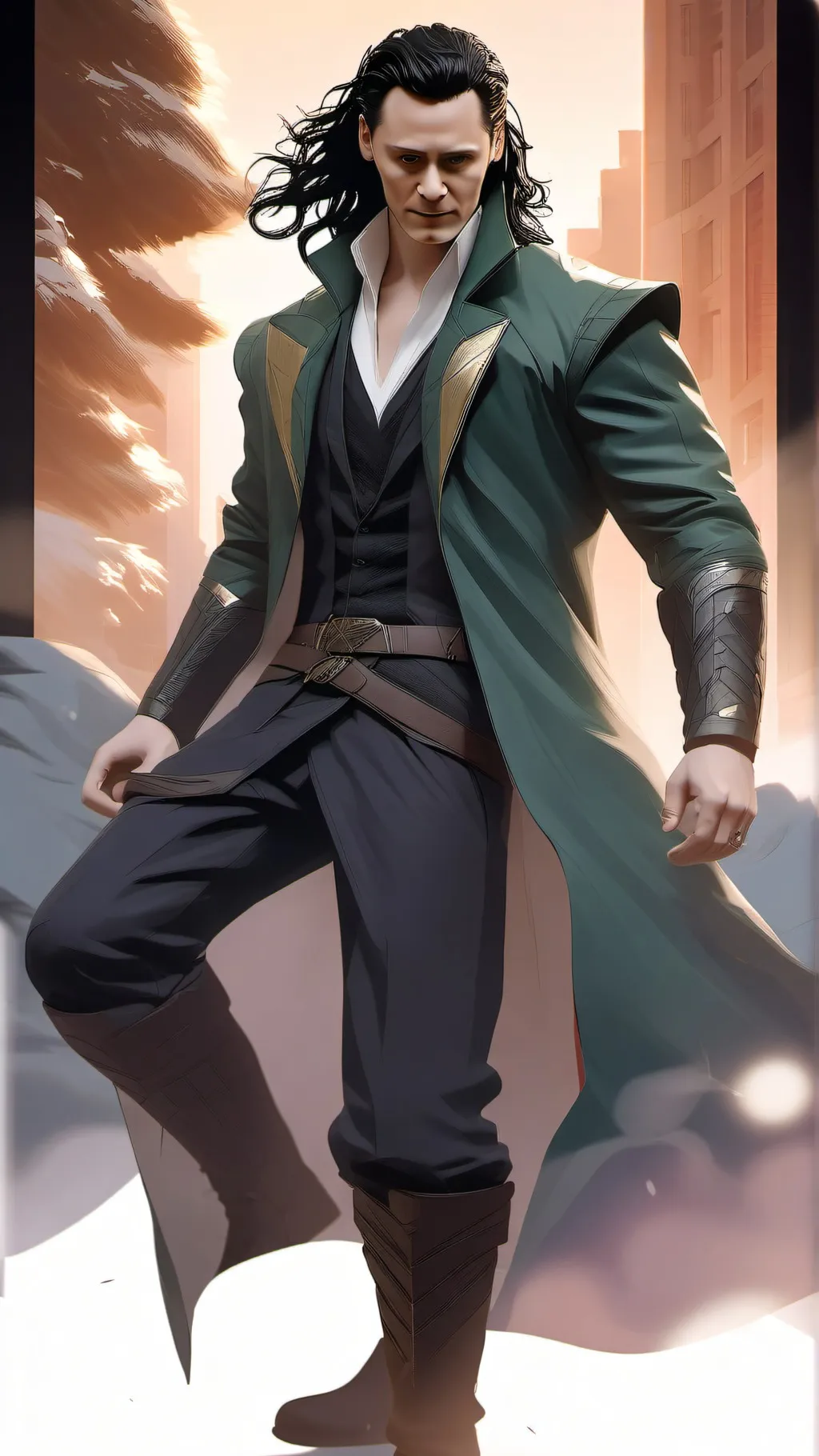ai character: Loki background