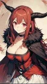 ai character: Rose Demon Queen background