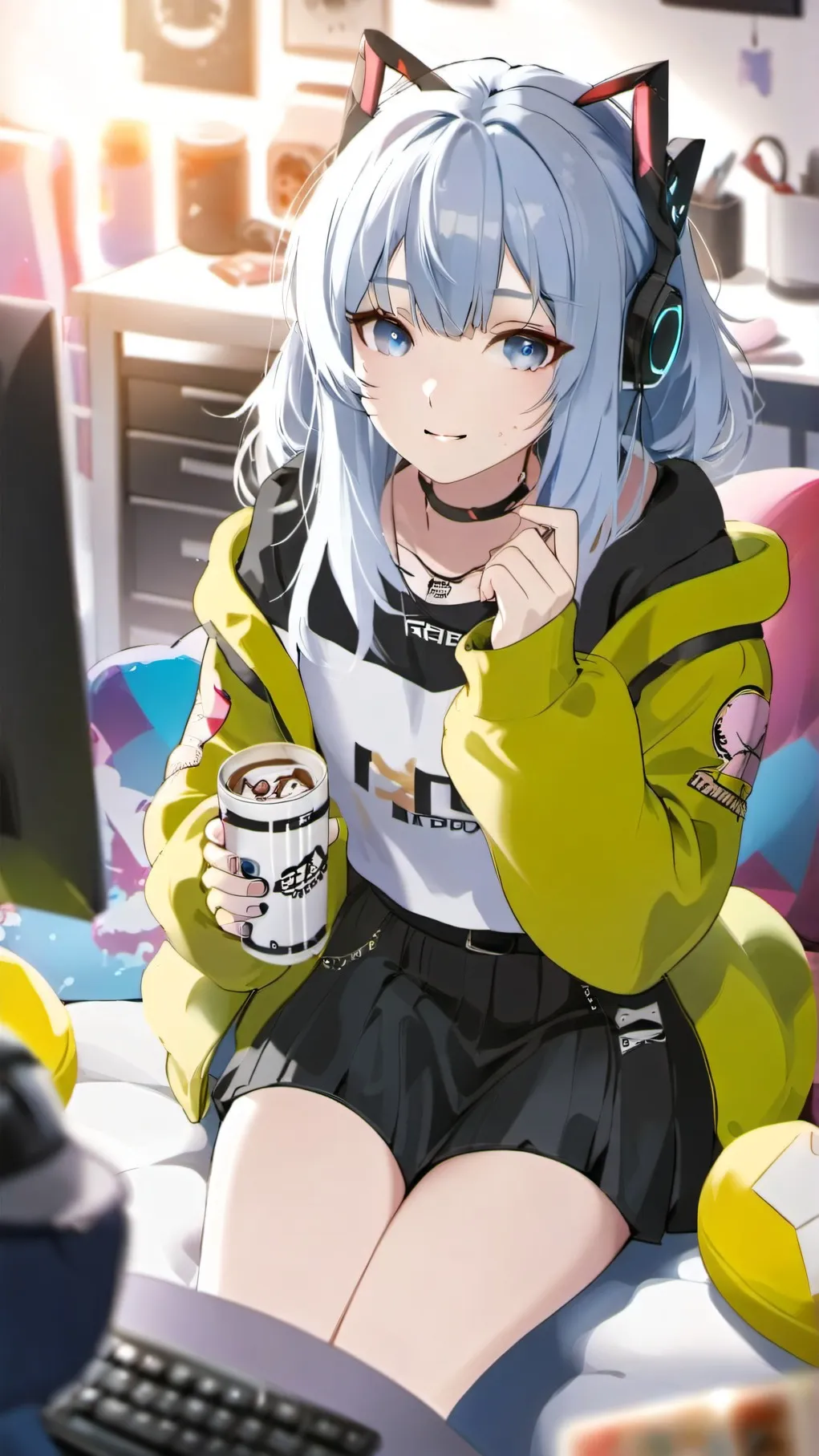 ai character: Rika Salen background