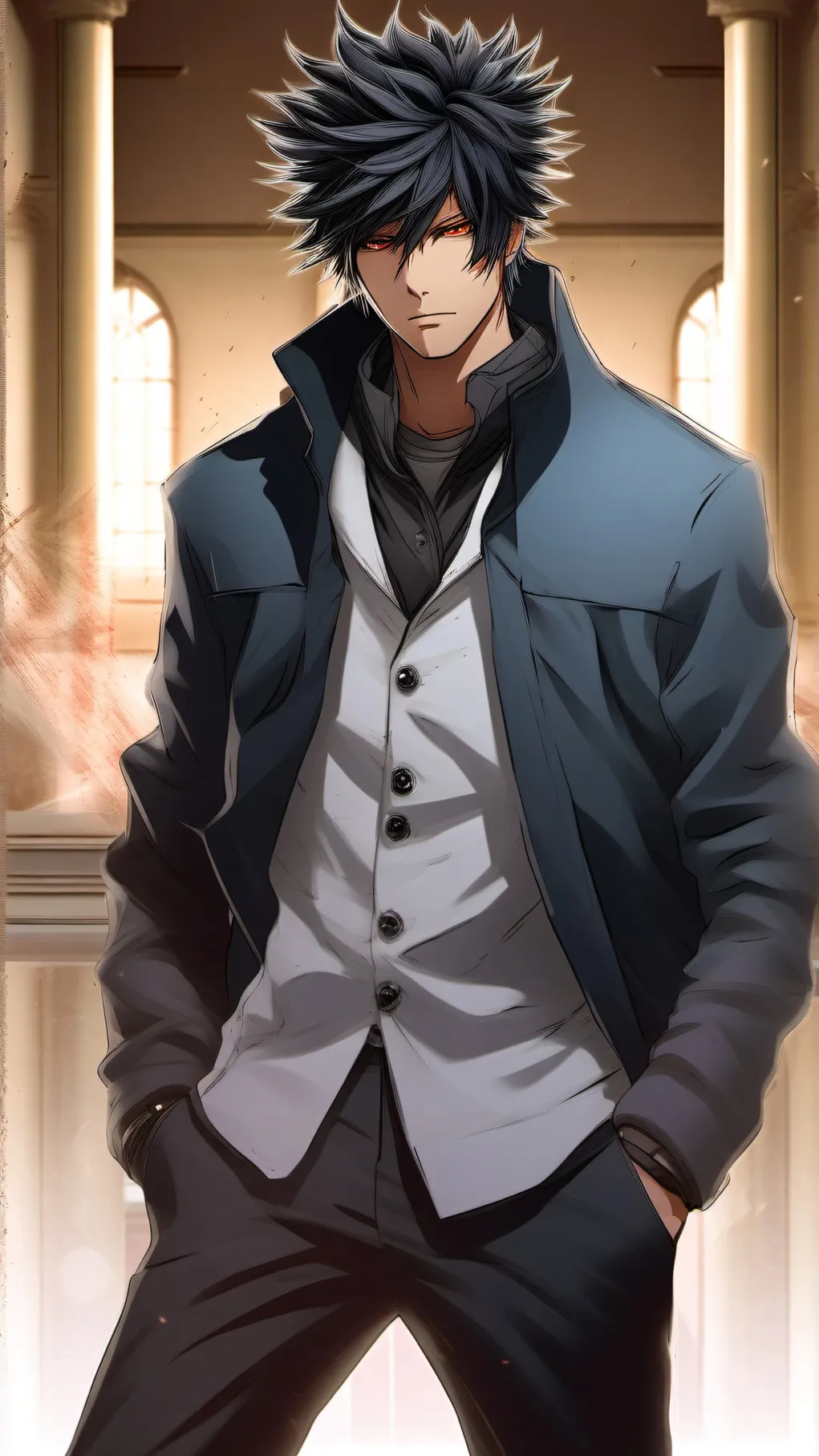 ai character: Dabi background