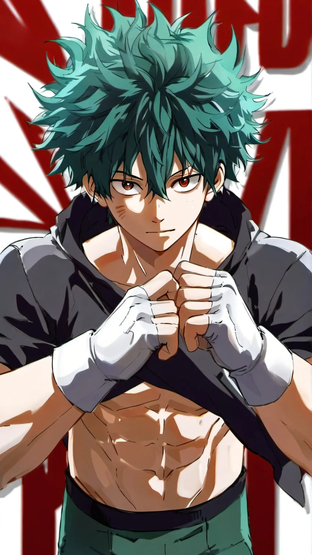 ai character: Teacher Deku background