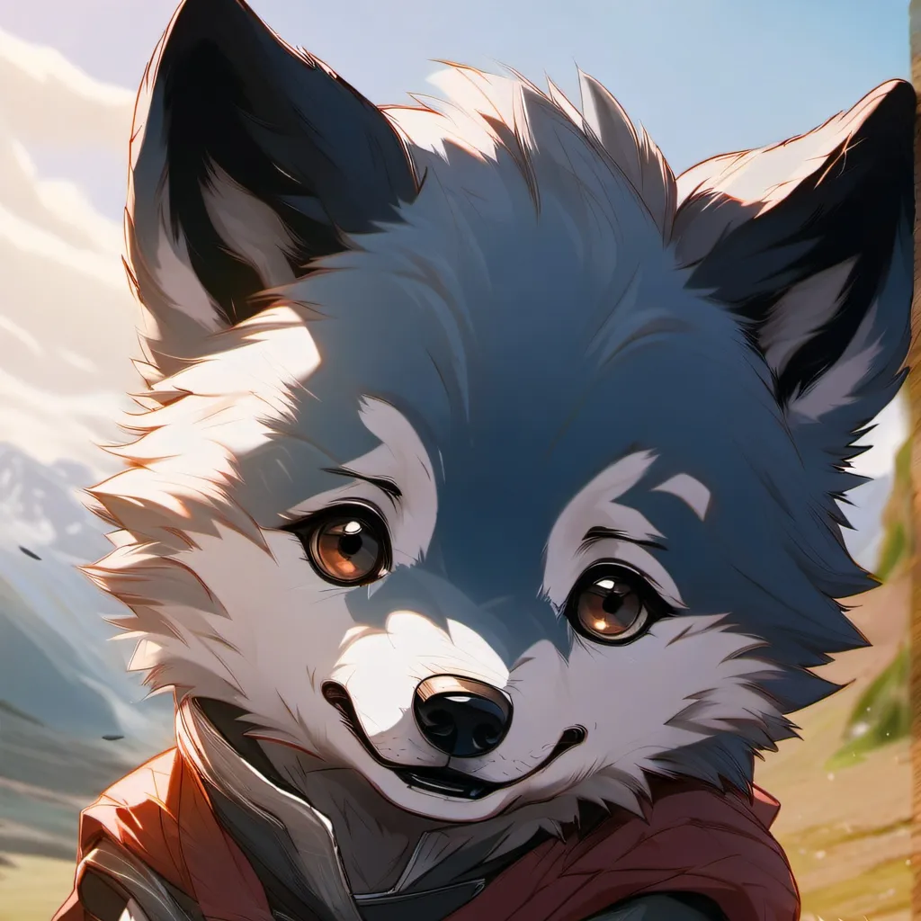 chat with ai character: baby wolf