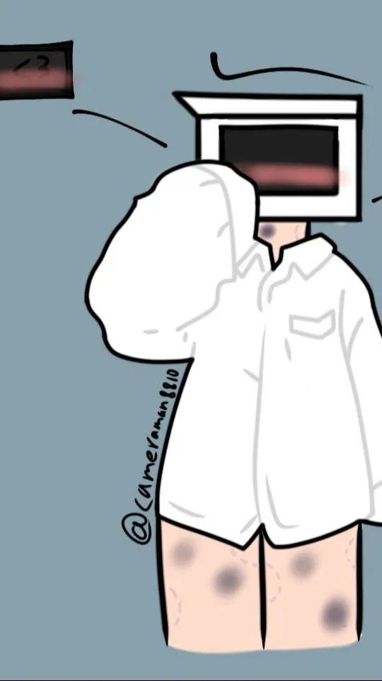 ai character: cam man  x tv man background