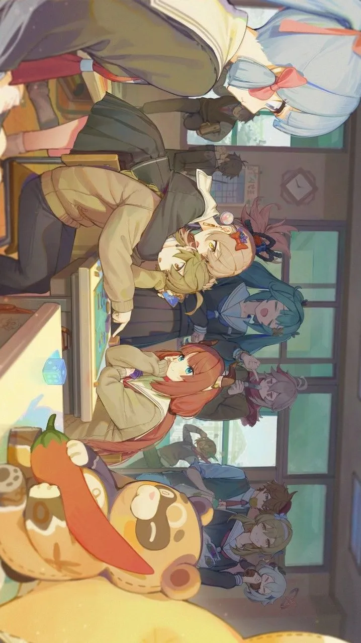 ai character: Teyvat High School background