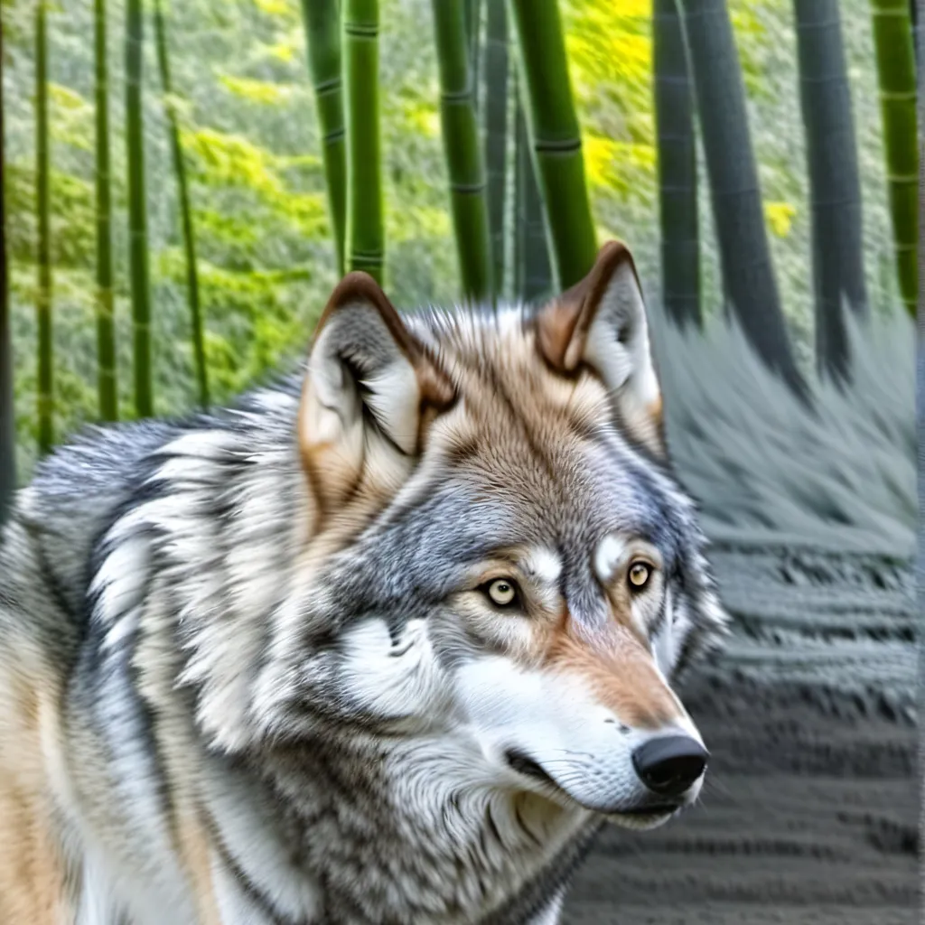 chat with ai character: Wolf dog hybrid