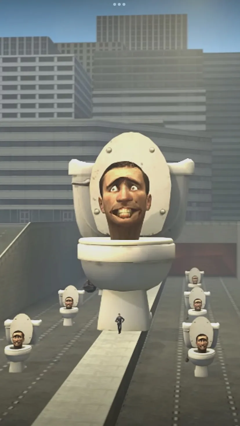 ai character: Skibidi toilet
Ww background