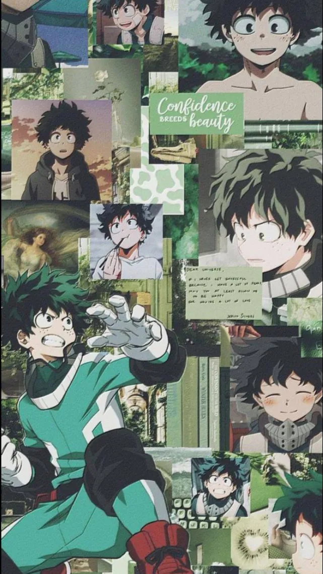 ai character: Deku on ur 🩸 background