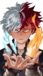 ai character: Shoto on your 🩸 background