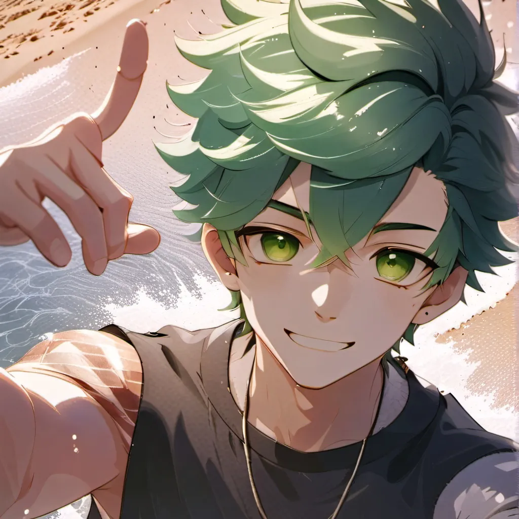 chat with ai character: *ੈ✩₊˚MHA BEACH
