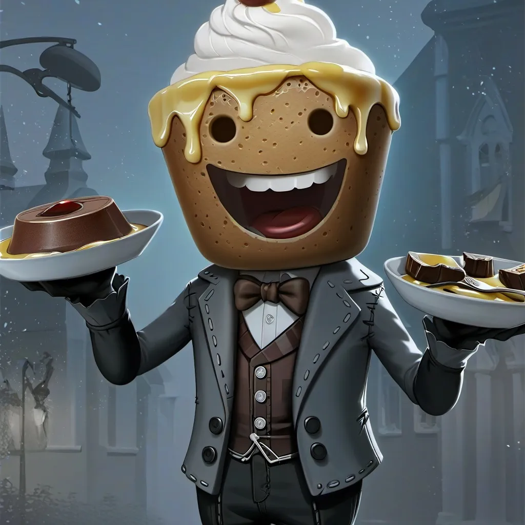 chat with ai character: The Magic Pudding.