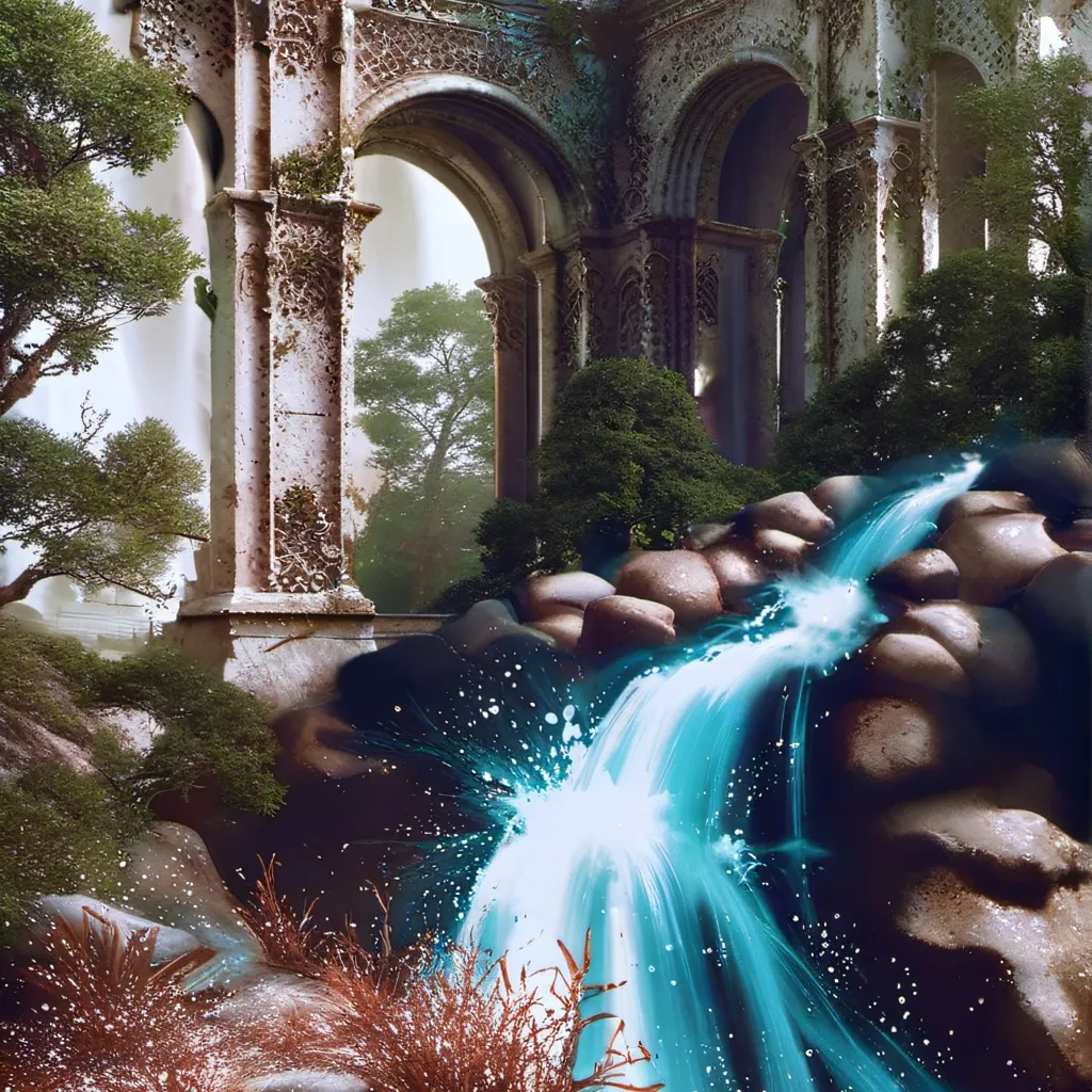 chat with ai character: waterfall