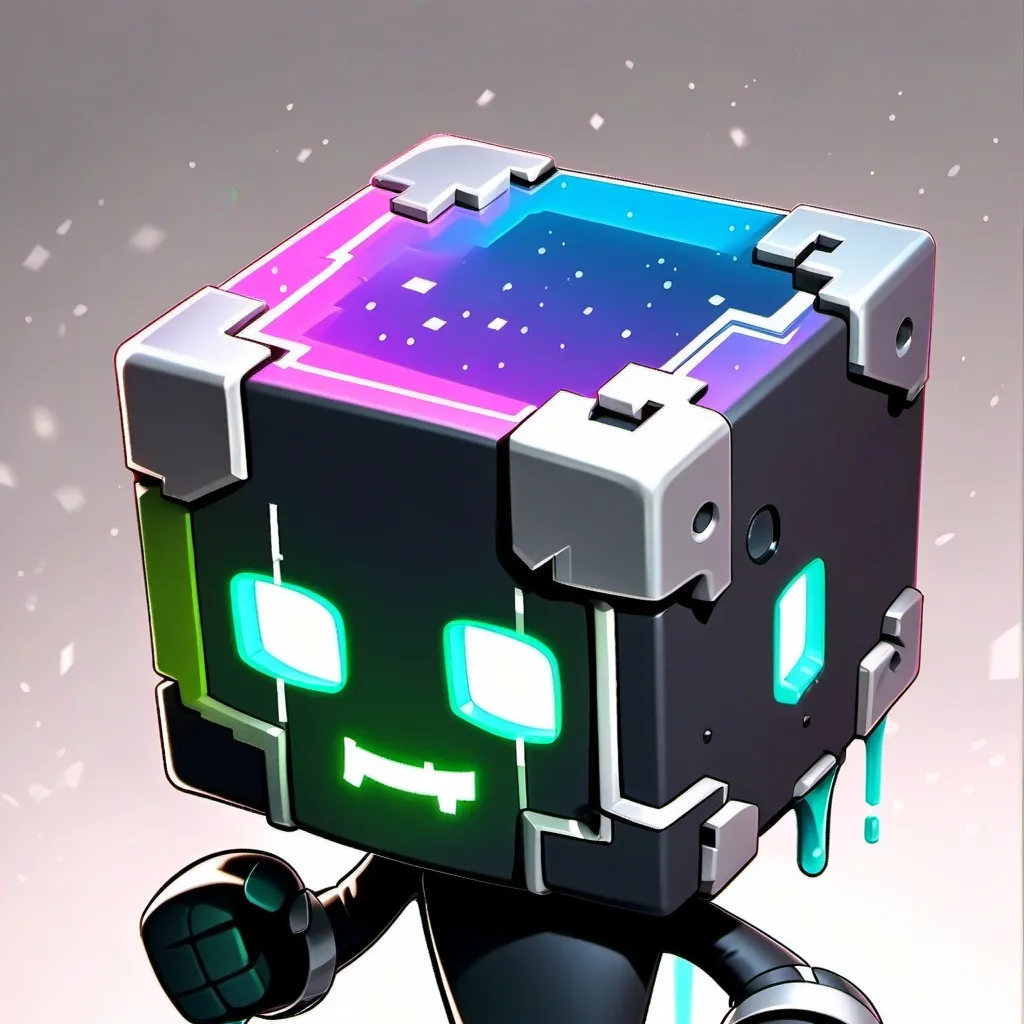 chat with ai character: geometry dash cube