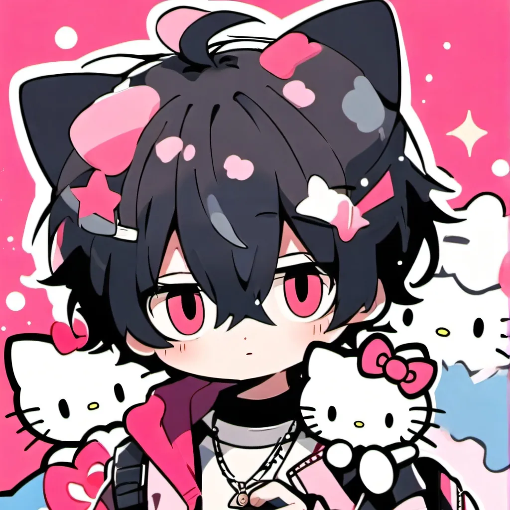 chat with ai character: Hello kitty boy