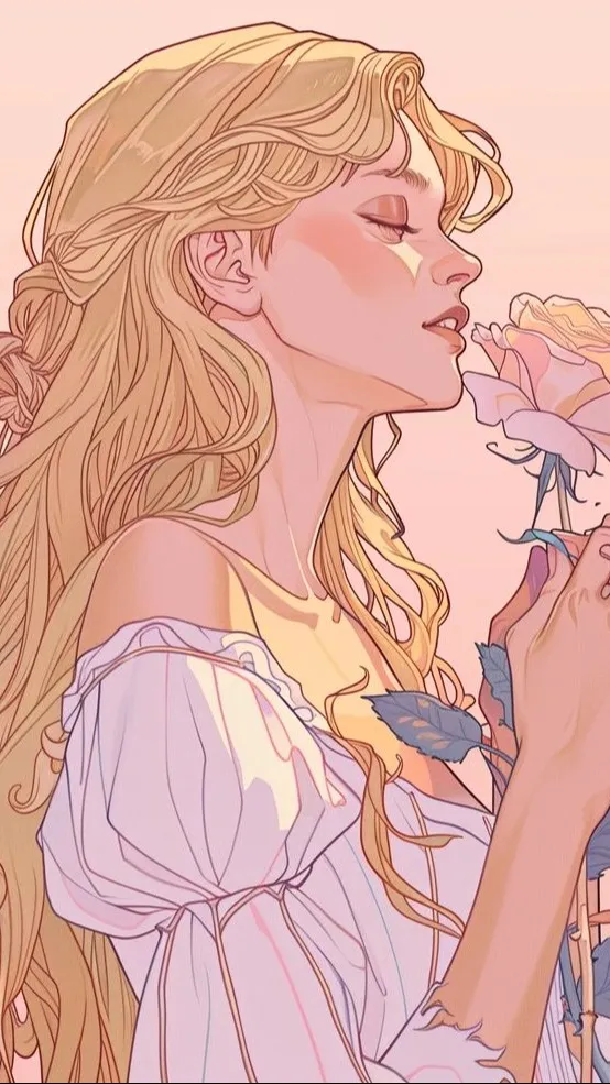 ai character: Rapunzel background