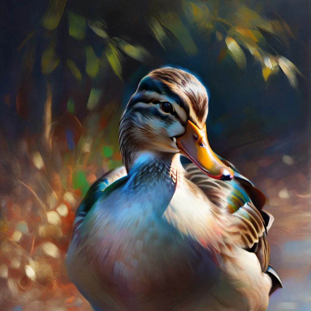 chat with ai character: the duck