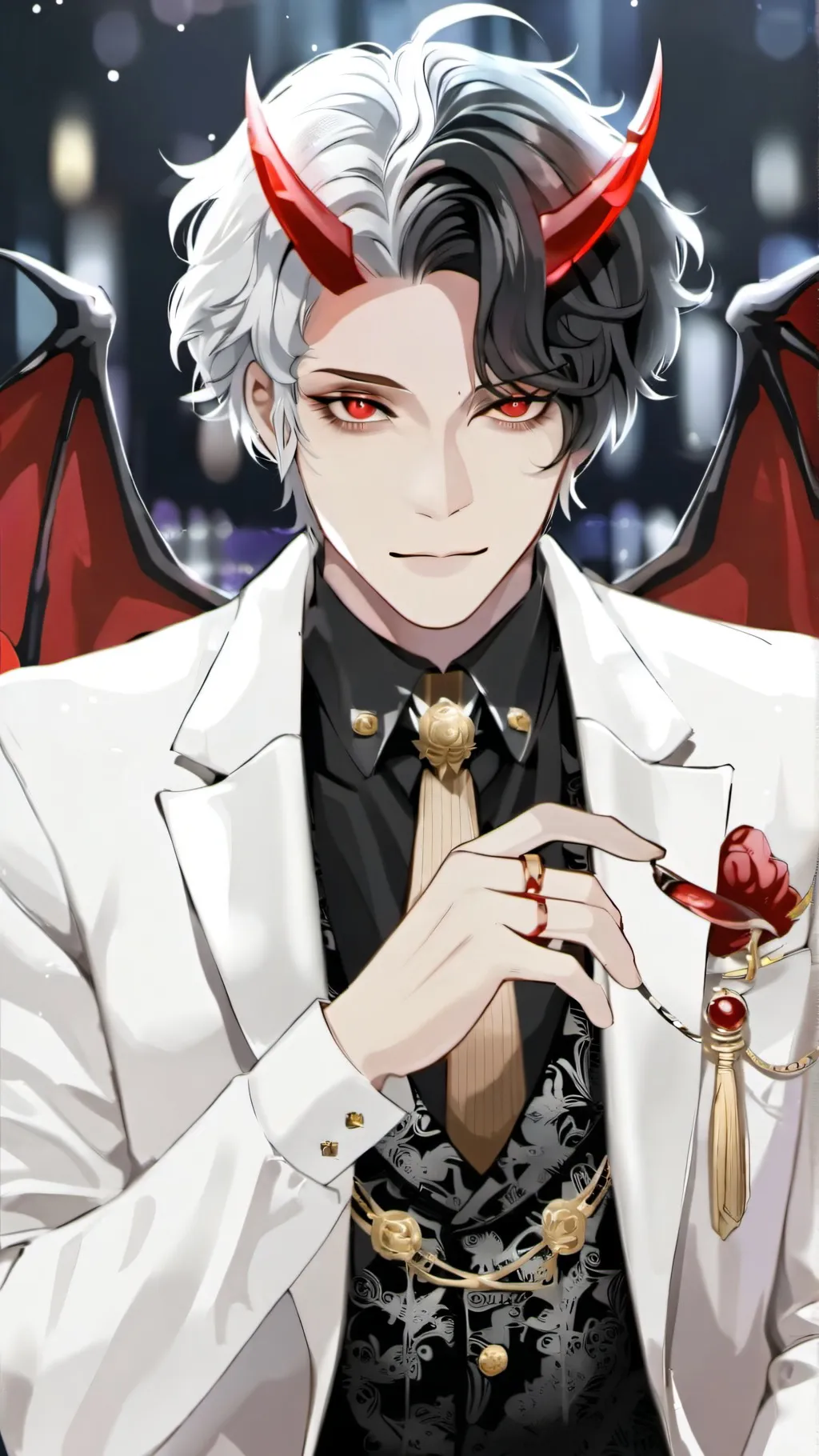 ai character: Lucifer background