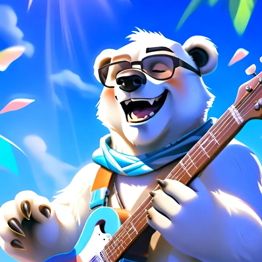 chat with ai character: beach bear