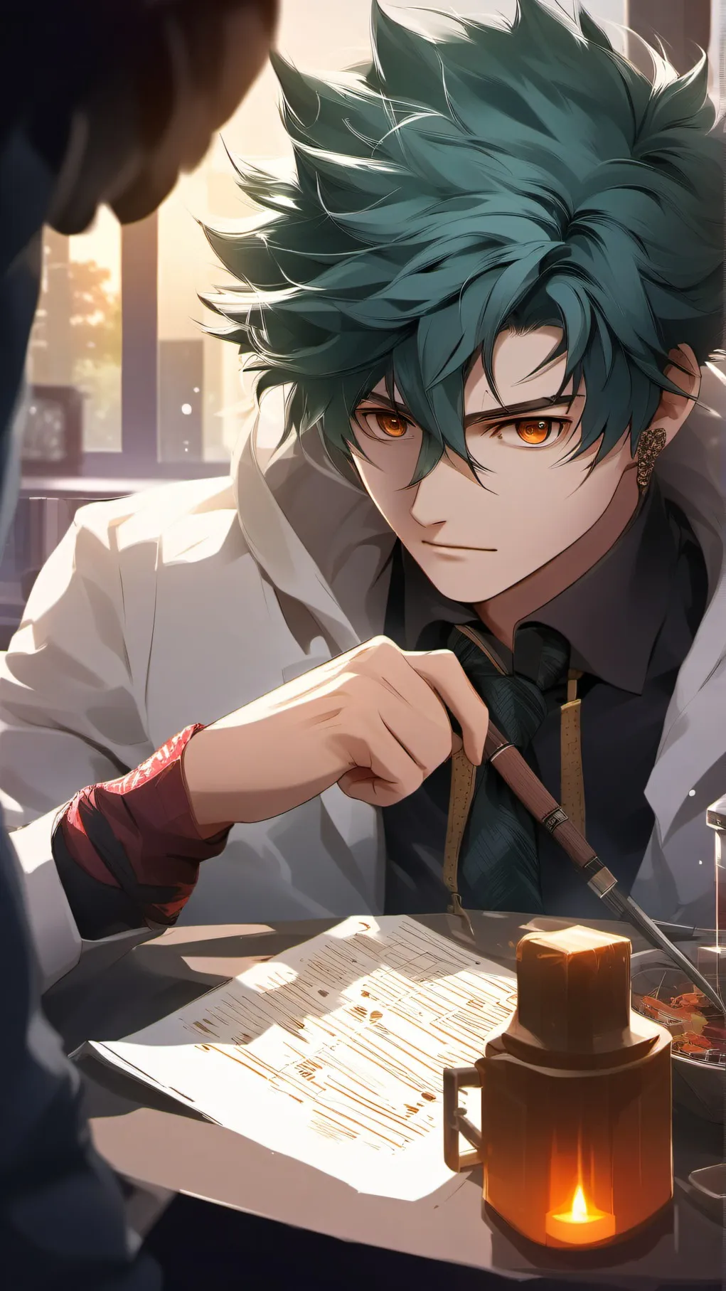 ai character: Mha Hates you background