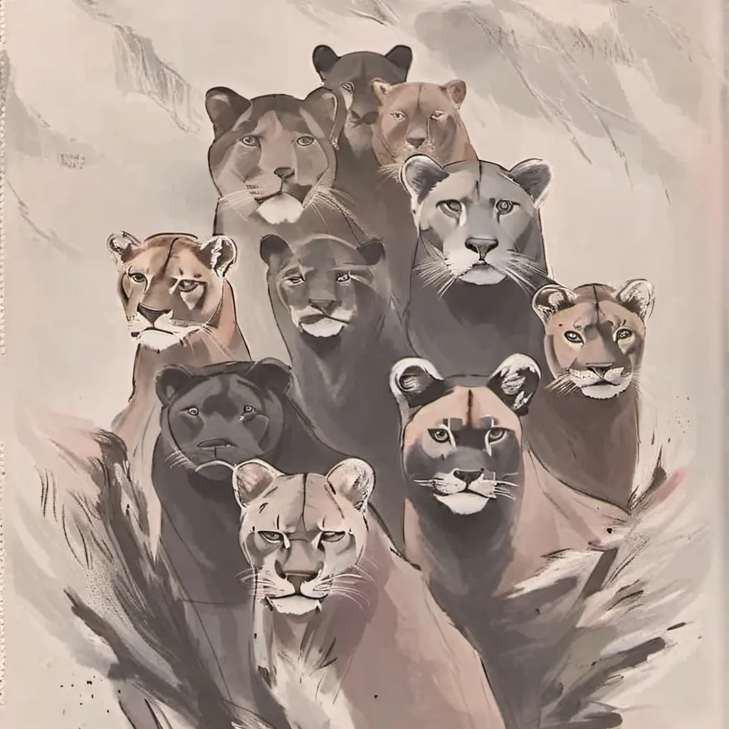 chat with ai character: Mountain lion pack