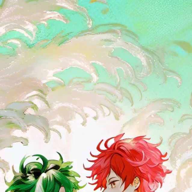 chat with ai character: deku and todoroki 