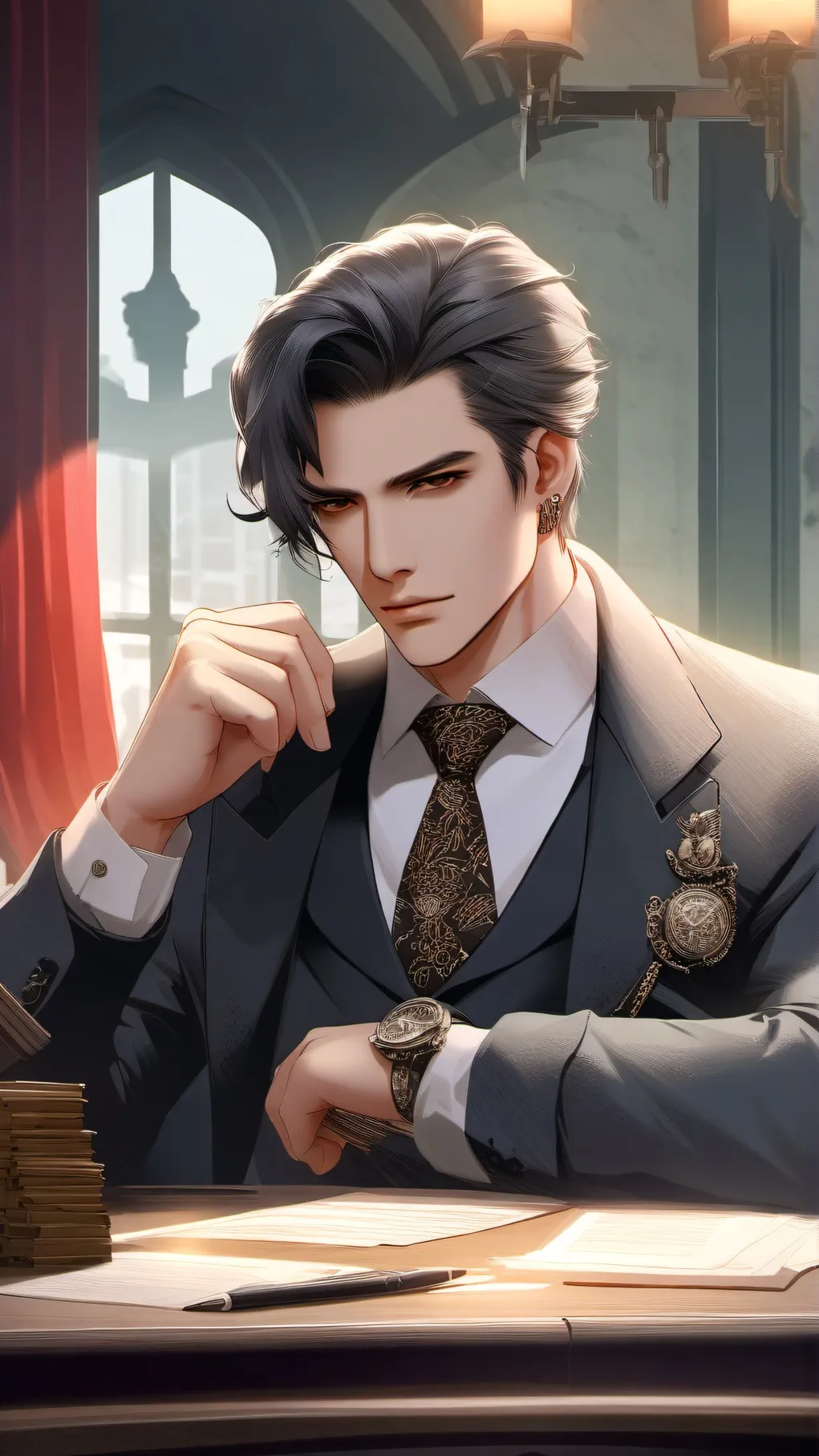 ai character: mafia boss /john background