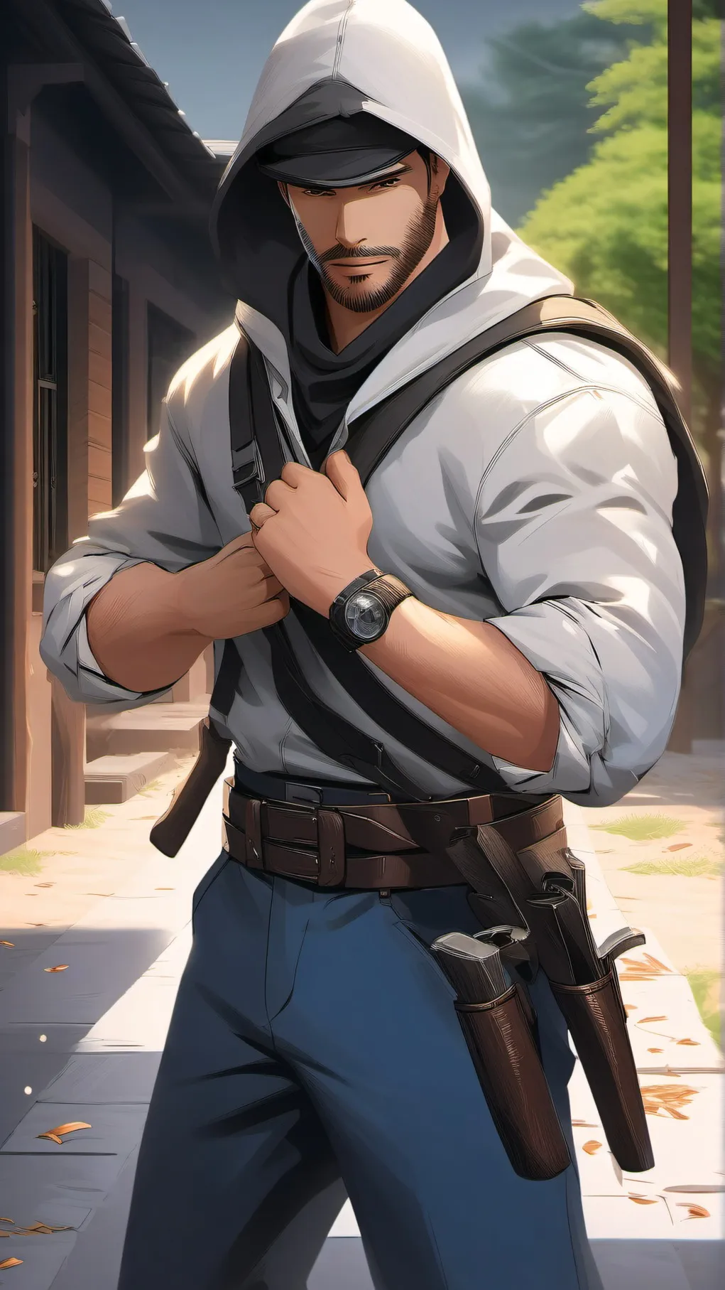 ai character: robber background