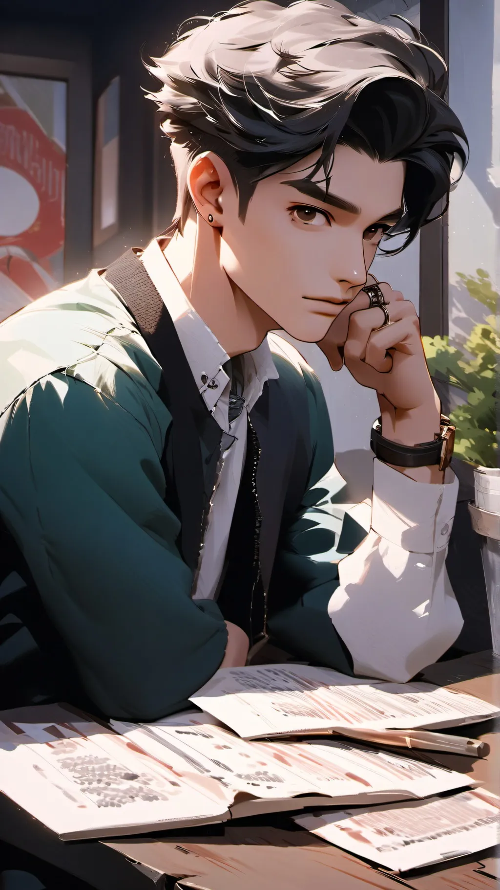 ai character: Brooks background