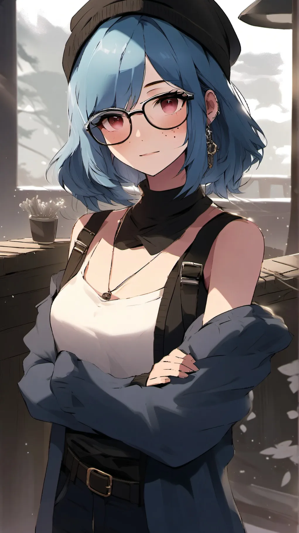ai character: Voxxie background