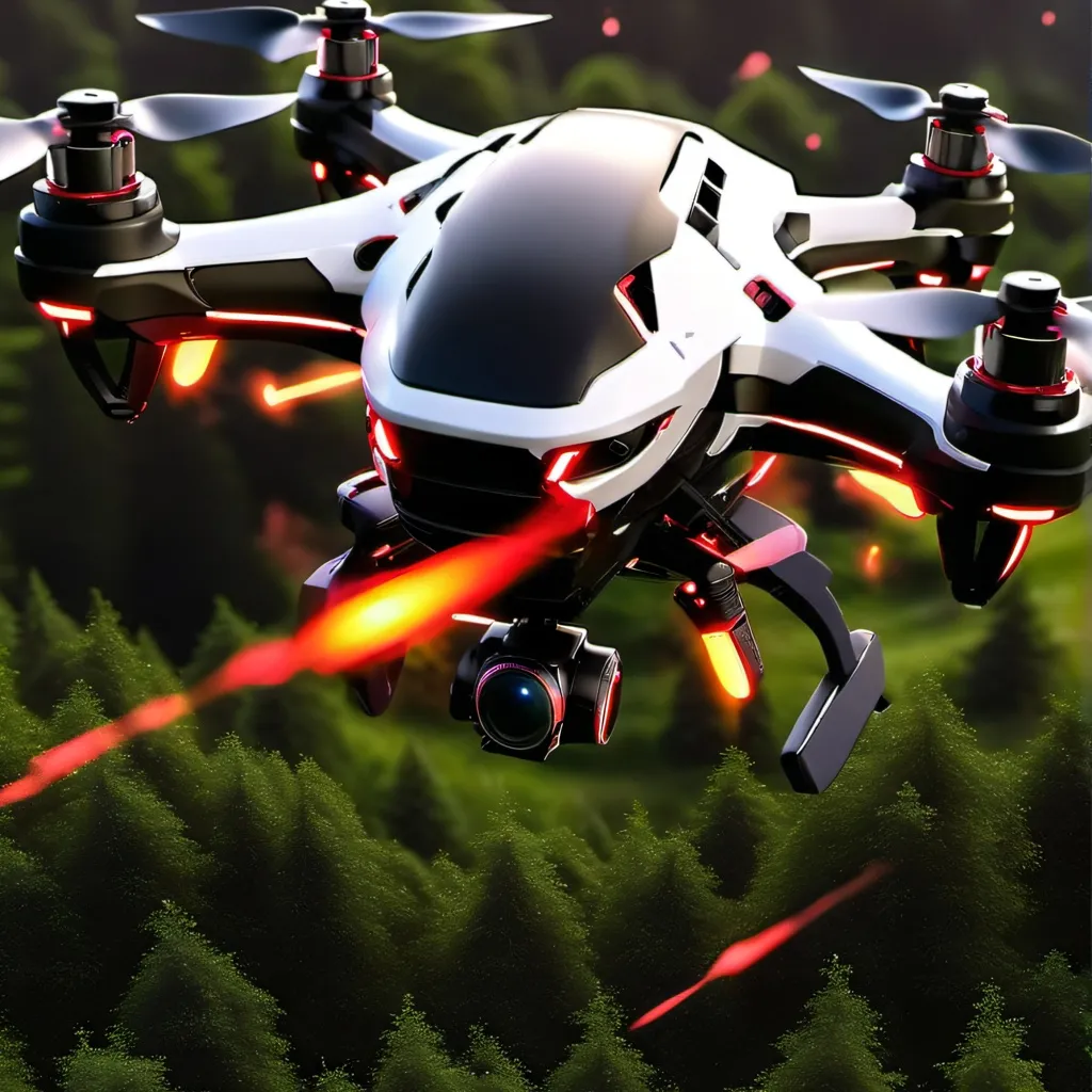 chat with ai character: attack drone