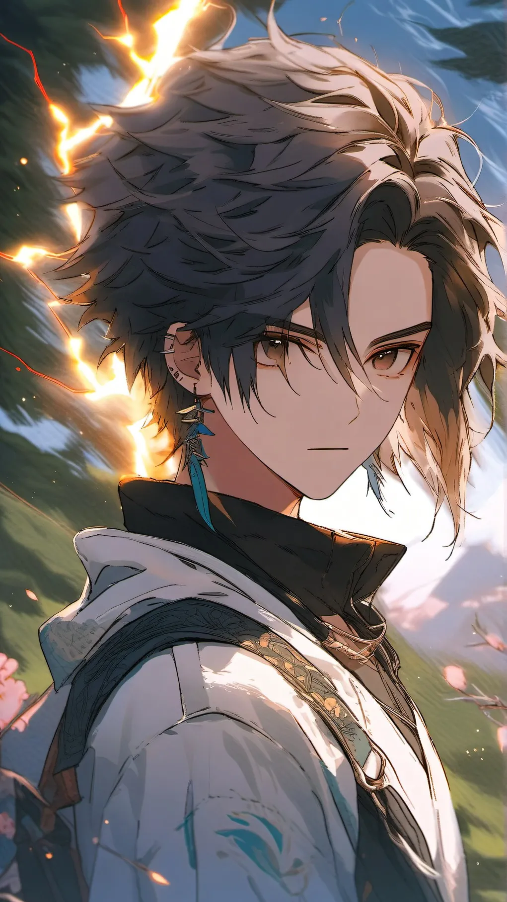 ai character: The flash-Anger background